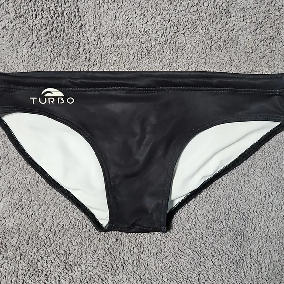 Turbo Black Water Polo Swim Briefs XS - Picture 2 of 5